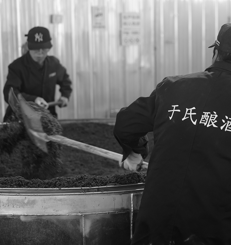 纯粮酒生产配料工序